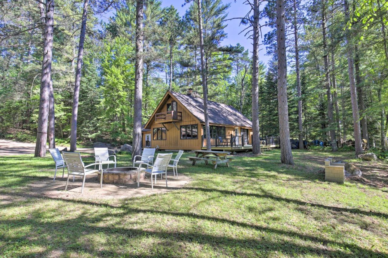 Deerskin Lodge With Boat Dock And Fire Pit! Eagle River Exterior photo