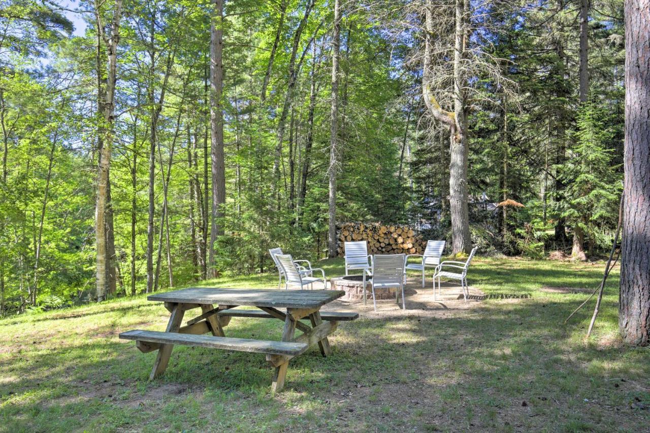 Deerskin Lodge With Boat Dock And Fire Pit! Eagle River Exterior photo